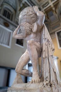 Atlante, Collezione Farnese, Museo Archeologico di Napoli, Italia