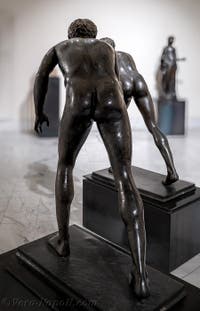 Corridori, Villa dei Papiri, Ercolano, Museo Archeologico di Napoli in Italia