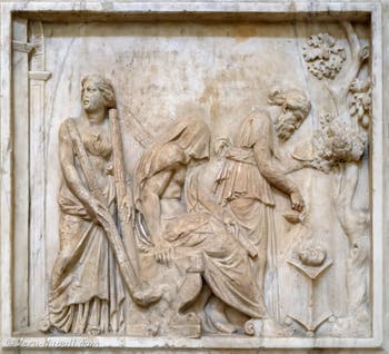 L'iniziazione di Ercole ai Misteri di Eleusi, Collezione Farnese, Museo Archeologico di Napoli, Italia