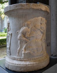 Vendemmia e Satiro, Pozzuoli, Museo Archeologico di Napoli, Italia