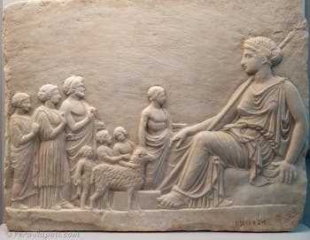 Scena di sacrificio in onore di Afrodite, Pompei, Museo Archeologico di Napoli, Italia