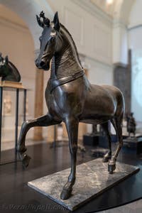 Cavallo della quadriga di Nerone, Ercolano, Museo Archeologico di Napoli, Italia