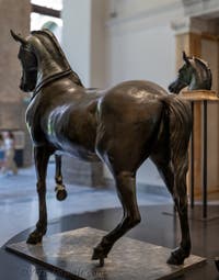 Cavallo della quadriga di Nerone, Ercolano, Museo Archeologico di Napoli, Italia