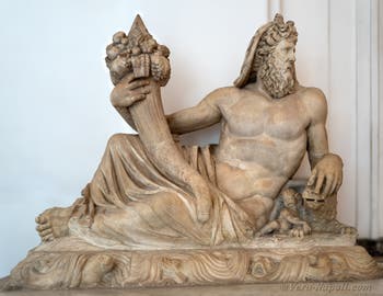 Oceano con cornucopia, Collezione Farnese, Museo Archeologico di Napoli, Italia