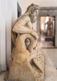 Oceano con un drago marino, Collezione Farnese, Museo Archeologico di Napoli, Italia