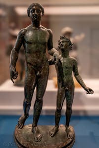 Dioniso e Ampelo, Casa di Pansa, Pompei, Museo Archeologico di Napoli, Italia