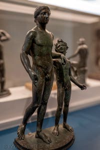Dioniso e Ampelo, Casa di Pansa, Pompei, Museo Archeologico di Napoli, Italia