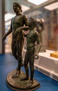 Dioniso e Ampelo, Casa di Pansa, Pompei, Museo Archeologico di Napoli, Italia