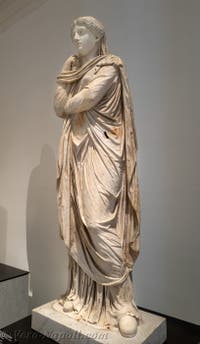 Donna detta Pudicitia, Tempio della Fortuna Augusta, Pompei, Museo Archeologico di Napoli, Italia