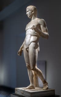 Doriforo, Ginnasio Samnita, Pompei, Museo Archeologico di Napoli in Italia