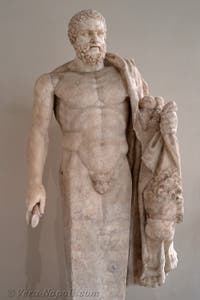 Erma di Ercole, Collezione Farnese, Museo Archeologico di Napoli, Italia