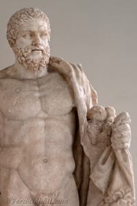 Erma di Ercole, Collezione Farnese, Museo Archeologico di Napoli, Italia