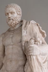 Erma di Ercole, Collezione Farnese, Museo Archeologico di Napoli, Italia