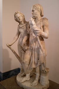 Ercole e Onfale, Collezione Farnese, Museo Archeologico di Napoli, Italia