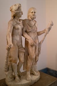 Ercole e Onfale, Collezione Farnese, Museo Archeologico di Napoli, Italia