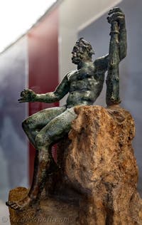 Ercole Epitrapezio al banchetto, Pompei, Museo Archeologico di Napoli, Italia