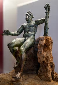 Ercole Epitrapezio al banchetto, Pompei, Museo Archeologico di Napoli, Italia