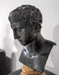 Testa di Ercole, Villa dei Papiri, Ercolano, Museo Archeologico di Napoli in Italia