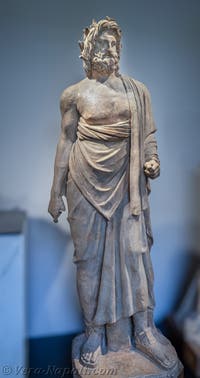 Asclepio, Tempio di Esculapio, Pompei, Museo Archeologico di Napoli in Italia