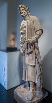 Asclepio, Tempio di Esculapio, Pompei, Museo Archeologico di Napoli in Italia