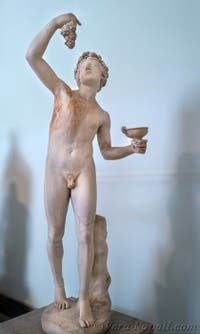 Dioniso Bacco, Collezione Farnese, Museo Archeologico di Napoli, Italia