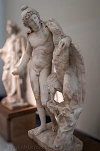 Ganimede e l'aquila, Collezione Farnese, Museo Archeologico di Napoli, Italia