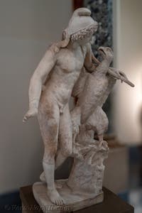 Ganimede e l'aquila, Collezione Farnese, Museo Archeologico di Napoli, Italia