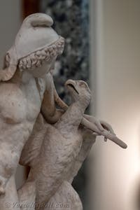 Ganimede e l'aquila, Collezione Farnese, Museo Archeologico di Napoli, Italia