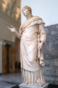 Figlia di Nonius Balbus, Ercolano, Museo Archeologico di Napoli, Italia