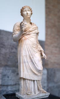 Figlia di Nonius Balbus, Ercolano, Museo Archeologico di Napoli, Italia