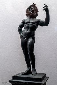 Giove con un bastone in mano, Ercolano, Museo Archeologico di Napoli, Italia