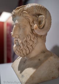 Erma di Zeus Ammone, Ercolano, Museo Archeologico di Napoli, Italia