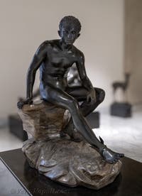 Hermes a riposo, Villa dei Papiri, Ercolano, Museo Archeologico di Napoli in Italia