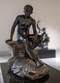 Hermes a riposo, Villa dei Papiri, Ercolano, Museo Archeologico di Napoli in Italia