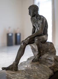Hermes a riposo, Villa dei Papiri, Ercolano, Museo Archeologico di Napoli in Italia