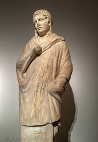 Busto di Hermes, Tempio di Apollo, Pompei, Museo Archeologico di Napoli, Italia