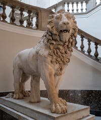 Leone in piedi, Collezione Farnese, Museo Archeologico di Napoli, Italia