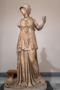 Minerva, collezione Farnese, Museo Archeologico di Napoli, Italia