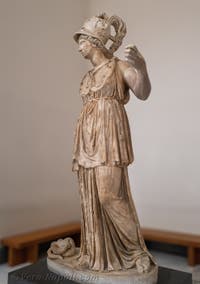 Minerva, collezione Farnese, Museo Archeologico di Napoli, Italia