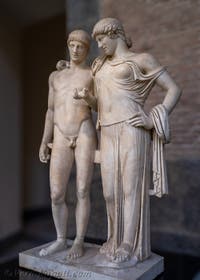 Oreste ed Elettra, Tempio di Serapide, Pozzuoli, Museo Archeologico di Napoli, Italia