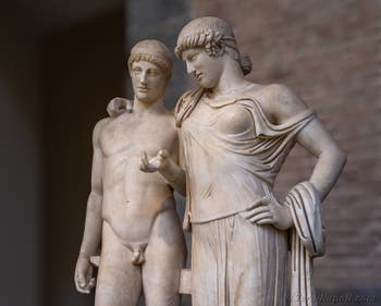 Oreste ed Elettra, Tempio di Serapide, Pozzuoli, Museo Archeologico di Napoli, Italia