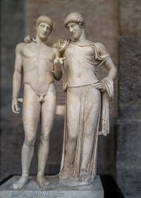 Oreste ed Elettra, Tempio di Serapide, Pozzuoli, Museo Archeologico di Napoli, Italia