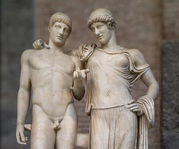 Oreste ed Elettra, Tempio di Serapide, Pozzuoli, Museo Archeologico di Napoli, Italia