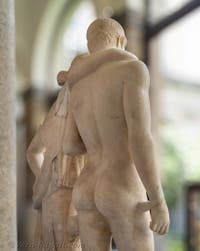 Oreste ed Elettra, Tempio di Serapide, Pozzuoli, Museo Archeologico di Napoli, Italia
