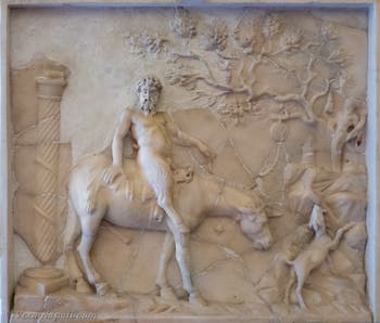 Il dio Pan su un mulo in erezione, Gabinetto erotico, Museo Archeologico di Napoli