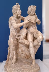 Il dio Pan e Dafni, Collezione Farnese, Gabinetto erotico, Museo Archeologico di Napoli