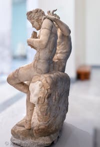 Il dio Pan e Dafni, Collezione Farnese, Gabinetto erotico, Museo Archeologico di Napoli