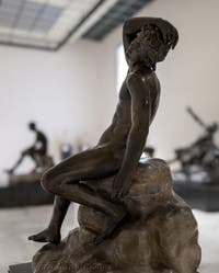 Satiro dormiente, Villa dei Papiri, Ercolano, Museo Archeologico di Napoli, Italia