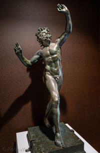 Satiro danzante, Casa del Fauno, Pompei, Museo Archeologico di Napoli, Italia