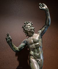 Satiro danzante, Casa del Fauno, Pompei, Museo Archeologico di Napoli, Italia
